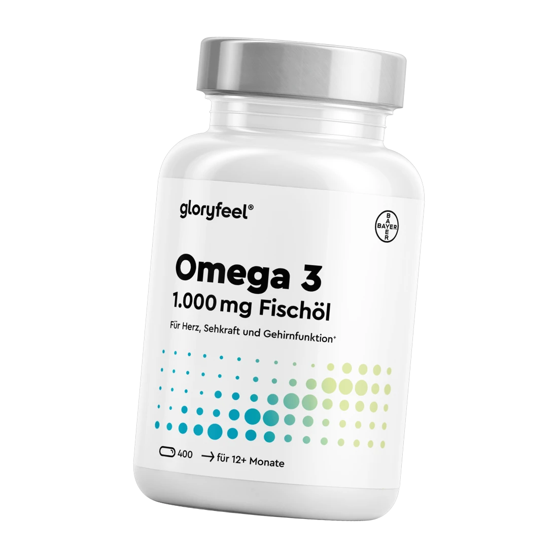 gloryfeel Omega 3 Fischöl Nahrungsergänzung Dose